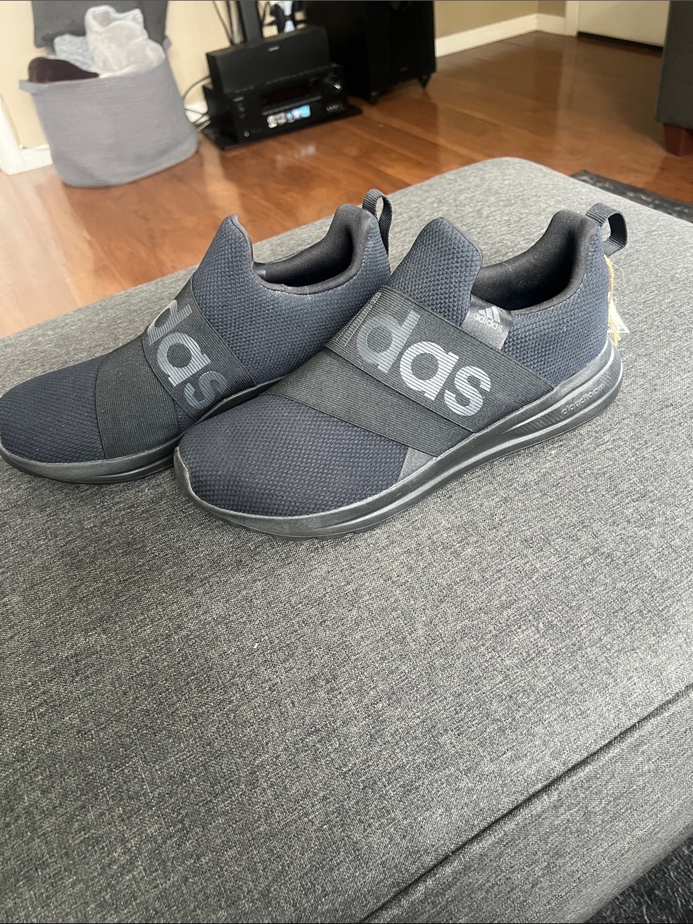 adidas Men’s Slip-On Sneakers — Black